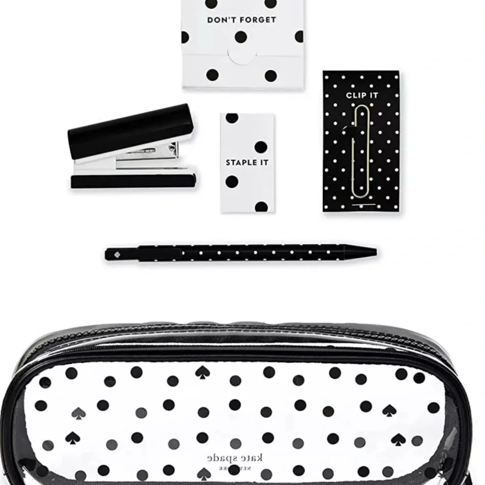 Kate Spade Dot Mini Desk Accessories Set (NWT)